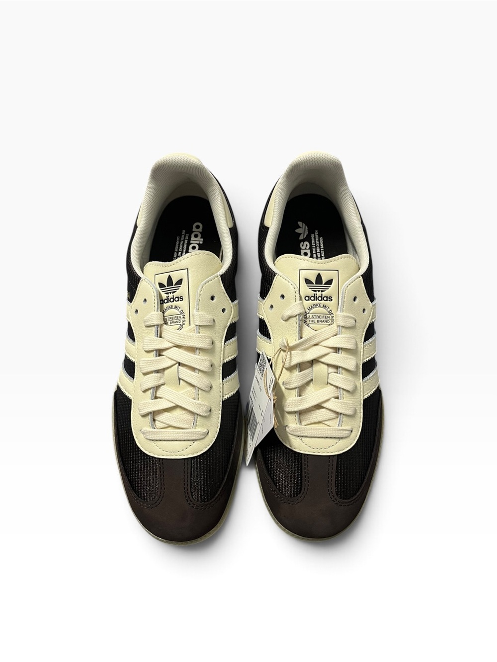 Adidas Samba OG Aurora Coffee + White + Sand Sneakers Men’s Shoes Sz 10 EU 44